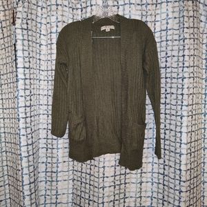 Olive green Cardigan by Love Change xl